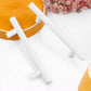 White Stainless Steel T-Bar Cabinet Pulls and Drawer Handles