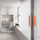 Faceted Trapezoidal Cabinet Pulls and Drawer Handles