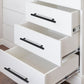 Knurled Round Bar Cabinet Handles and Knobs