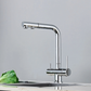 Aquiro Pro 3-Way Pull-Out Kitchen Faucet with Filter Tap