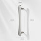 Smooth Curved Cabinet Handles and Round Knobs for Wardrobes