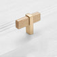 Square T-Bar Wooden Walnut Kitchen Cabinet Pulls