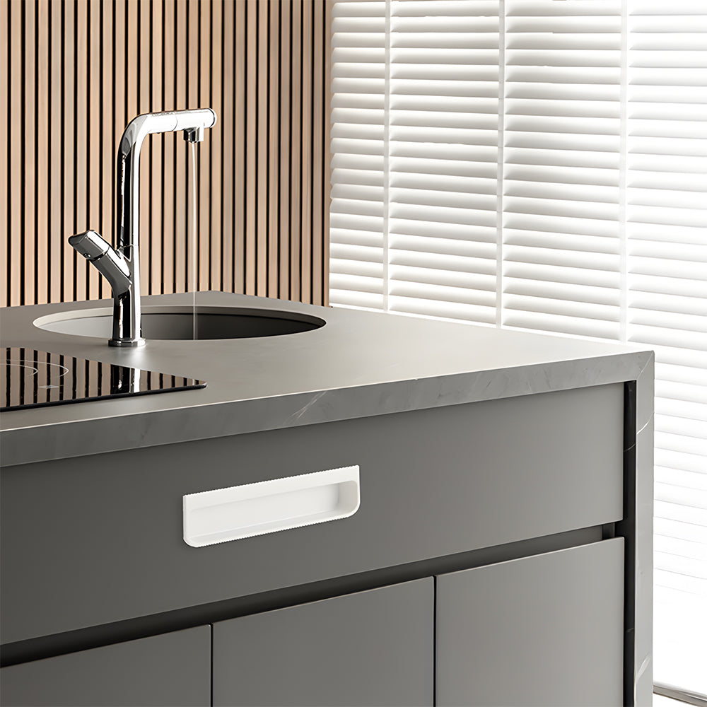 Rectangular Recessed Pulls for Sliding Closet Doors