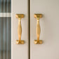 Wide Arched Brass Cabinet Pulls and Drawer Handles