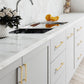 Arched Half Moon Cabinet Handles and Knobs, Zinc Alloy
