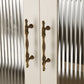 Solid Brass Twisted Cabinet Pulls and Matching Knobs
