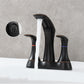 3 Holes Double Handle Stainless Steel Hot And Cold Bathroom Faucets