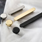 Minimalist Flat Rounded Bar Cabinet Pulls and Round Knobs