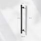Shiny Modern Zinc Alloy Titanium Gold Black Door Pulls