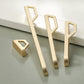 Geometric Flat Bar Cabinet Pulls and Drawer Handles