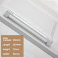 Two-Tone Chrome Cabinet Pulls with Knob Option