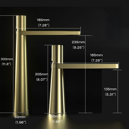 Elvik Modern Single-Handle Waterfall Single-Hole Bathroom Sink Faucet