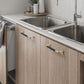 Polished Gold Leather Cabinet Pulls and Knobs