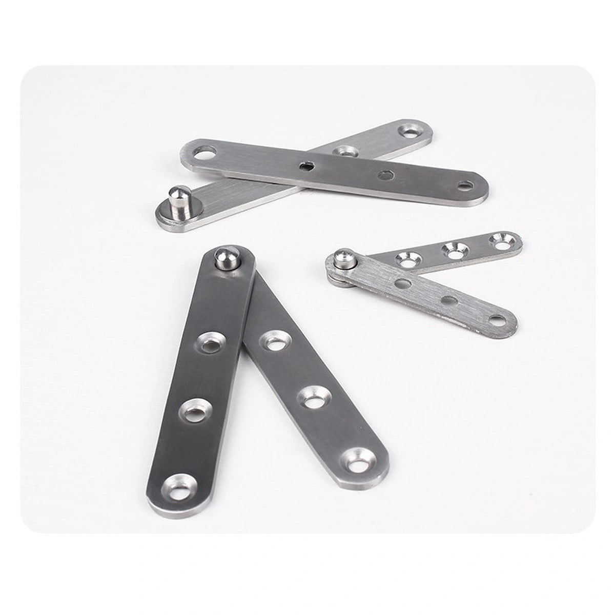 Stainless Steel 360° Pivot Door Hinges, Top and Bottom Mount