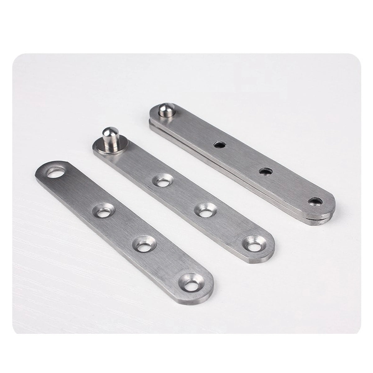 Stainless Steel 360° Pivot Door Hinges, Top and Bottom Mount