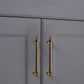 French Retro Turned Brass Cabinet Pulls and Knobs