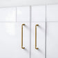 Round Bar Brass Cabinet Handles and Knobs for Wardrobes