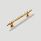 Gold Turned Bar Cabinet Handles and Drawer Pulls