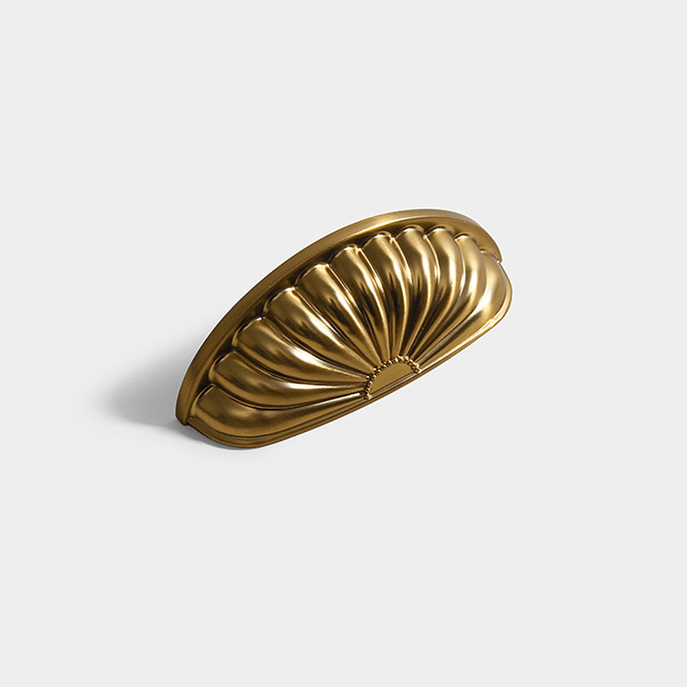 3 Inch Zinc Alloy Antique Shell Cabinet Cup Pulls