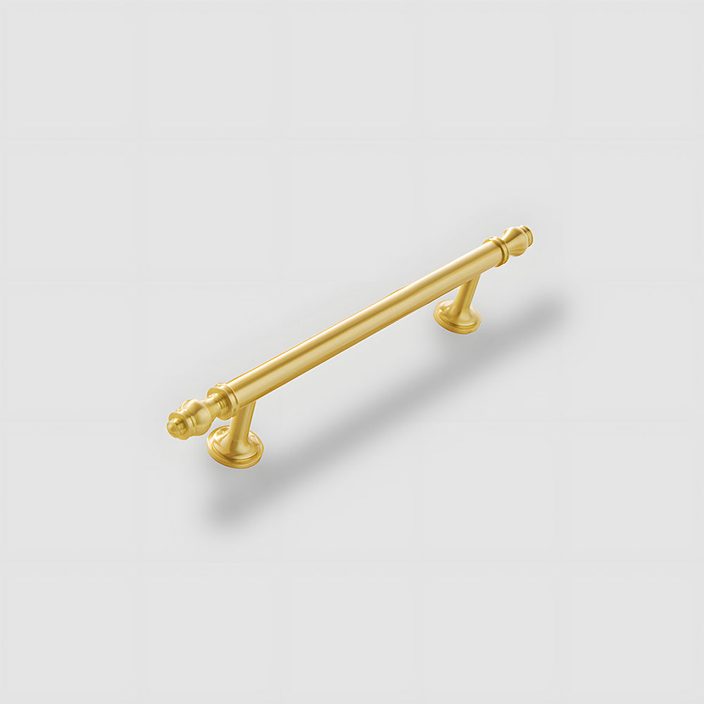 Gold Round Bar Drawer Handles and Cabinet Knobs