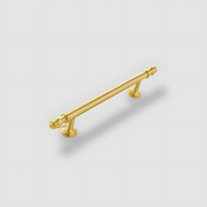 Gold Round Bar Drawer Handles and Cabinet Knobs