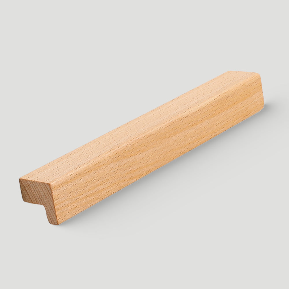 Natural Wood Cabinet Handles with Lucky 7 Profile