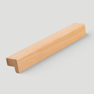 Natural Wood Cabinet Handles with Lucky 7 Profile