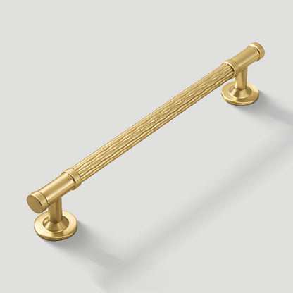 Textured Round Bar Cabinet Handles and Knobs