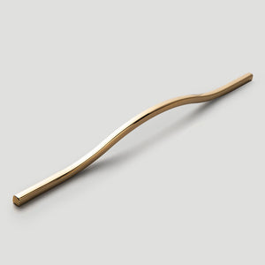 Zinc Alloy Curved Wave Cabinet Handles, Pulls, and Knobs