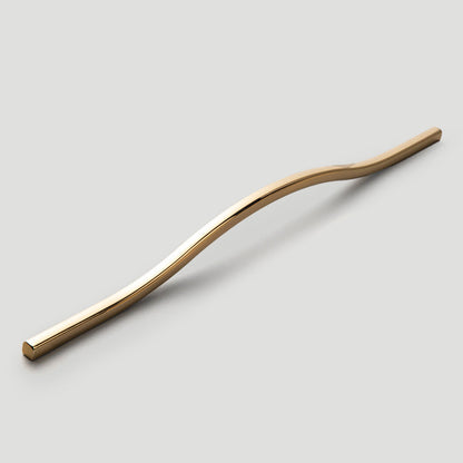 Zinc Alloy Curved Wave Cabinet Handles, Pulls, and Knobs