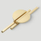 Half Moon Cabinet Pulls, Zinc Alloy Drawer Handles with Extended Bar