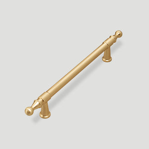 Gold Round Bar Cabinet Pulls and Knobs, Zinc Alloy
