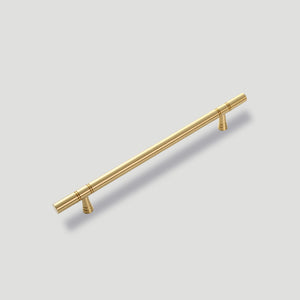 Gold Brass Round Bar Cabinet Handles and T-Bar Knobs