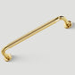 Threaded Ribbed Cabinet Handles and Pulls for Wardrobes