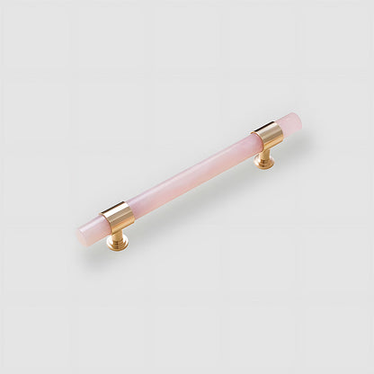 Crystal Marble Brass Cabinet Handles, Drawer Pulls and Knobs