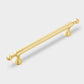 Grooved Gold Zinc Alloy Cabinet Handles and Knobs