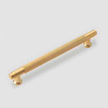 Knurled Round Bar Cabinet Pulls, Aluminum Alloy Handles