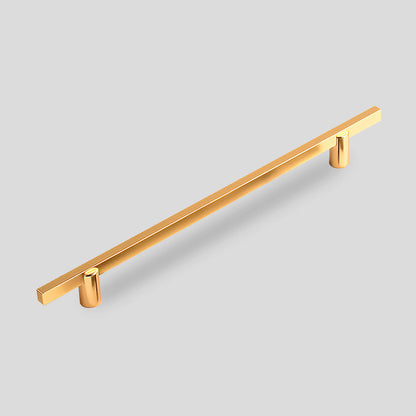 Two-Tone Slim Bar Cabinet Pulls for Wardrobes