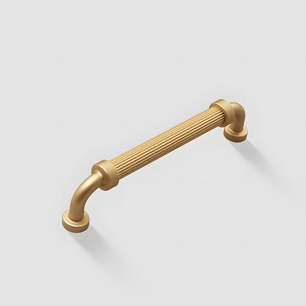 French Stripe Ribbed Cabinet Pulls and Drawer Handles