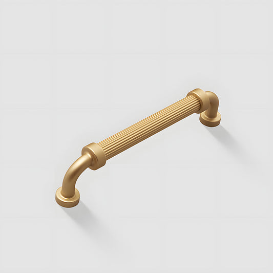 French Stripe Ribbed Cabinet Pulls and Drawer Handles