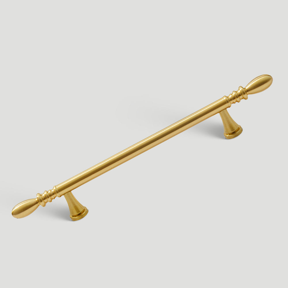 Solid Brass Round Bar Cabinet Pulls and Knobs