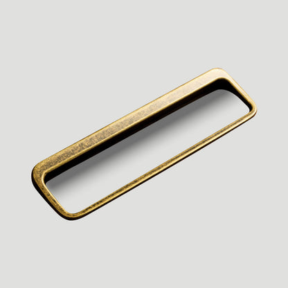 Retro Rounded Rectangle Cabinet Handles and Drawer Pulls