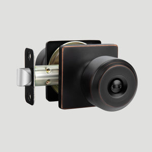 Classic Round Privacy Door Knobs for Bedroom and Bathroom Doors