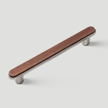 Walnut Wood Inlay Cabinet Handles and Knobs