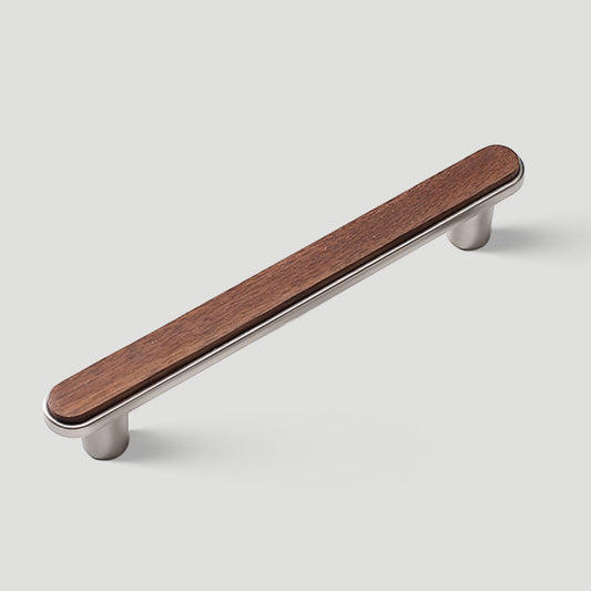 Walnut Wood Inlay Cabinet Handles and Knobs