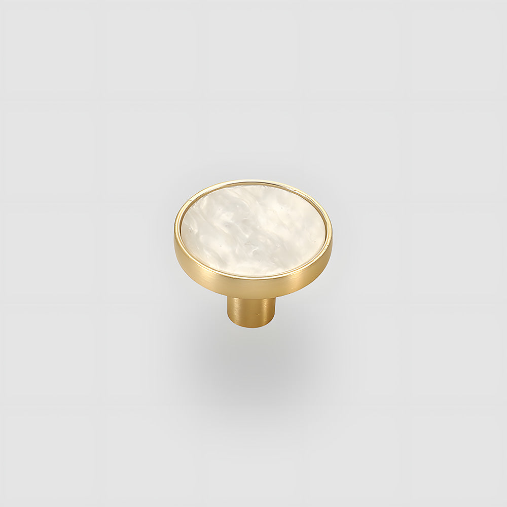 Colored Inset Cabinet Knobs for Wardrobes and Drawers