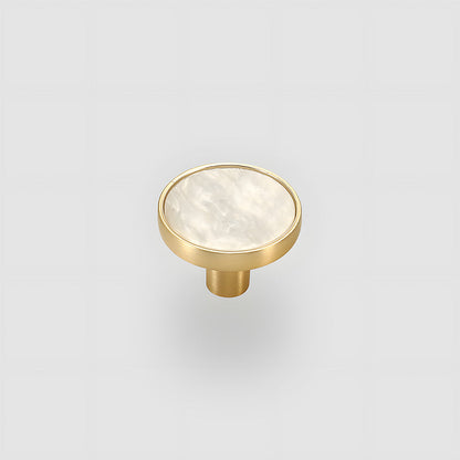Colored Inset Cabinet Knobs for Wardrobes and Drawers