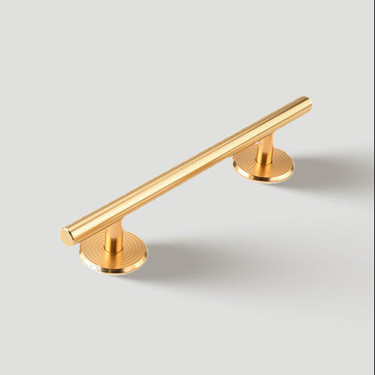 Round Bar Cabinet Pulls and Drawer Handles with Round Bases