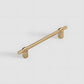 French Brass Round Bar Cabinet Pulls for Wardrobes