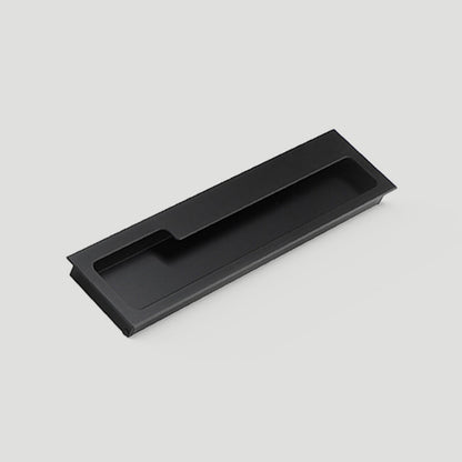 Recessed Cabinet Pulls with Offset Finger Grip